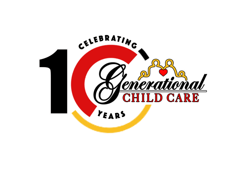 Generational Child Care 10-Year Anniversary Logo